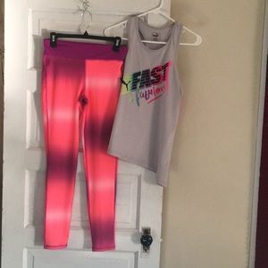 Size 14 girls exercise outfit new !